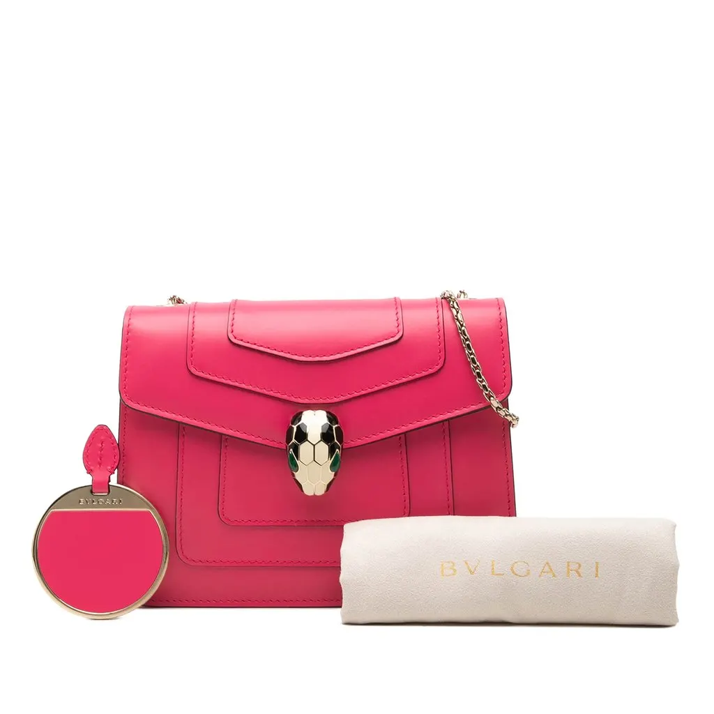 Bvlgari Small Leather Square Serpenti | Libas Collective