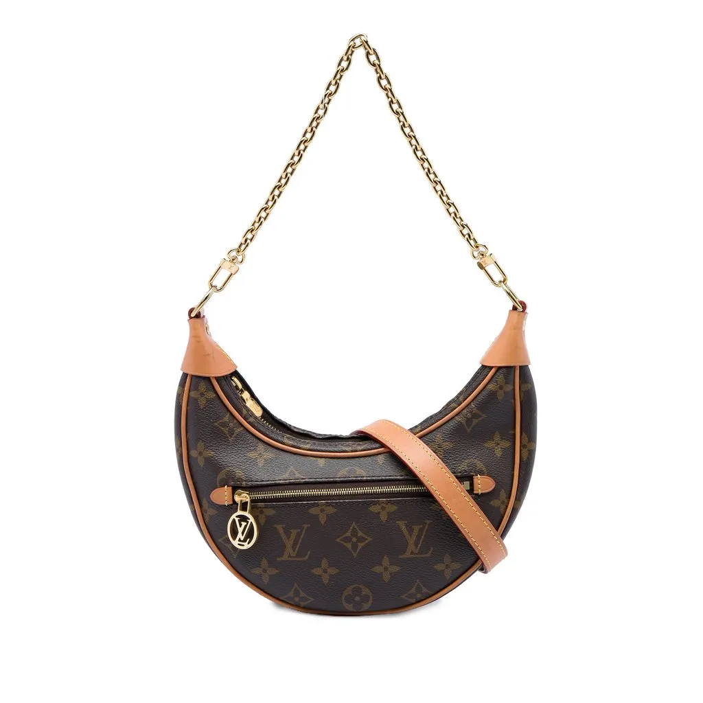 Louis Vuitton Monogram Loop Brown Canvas Very good - Front View