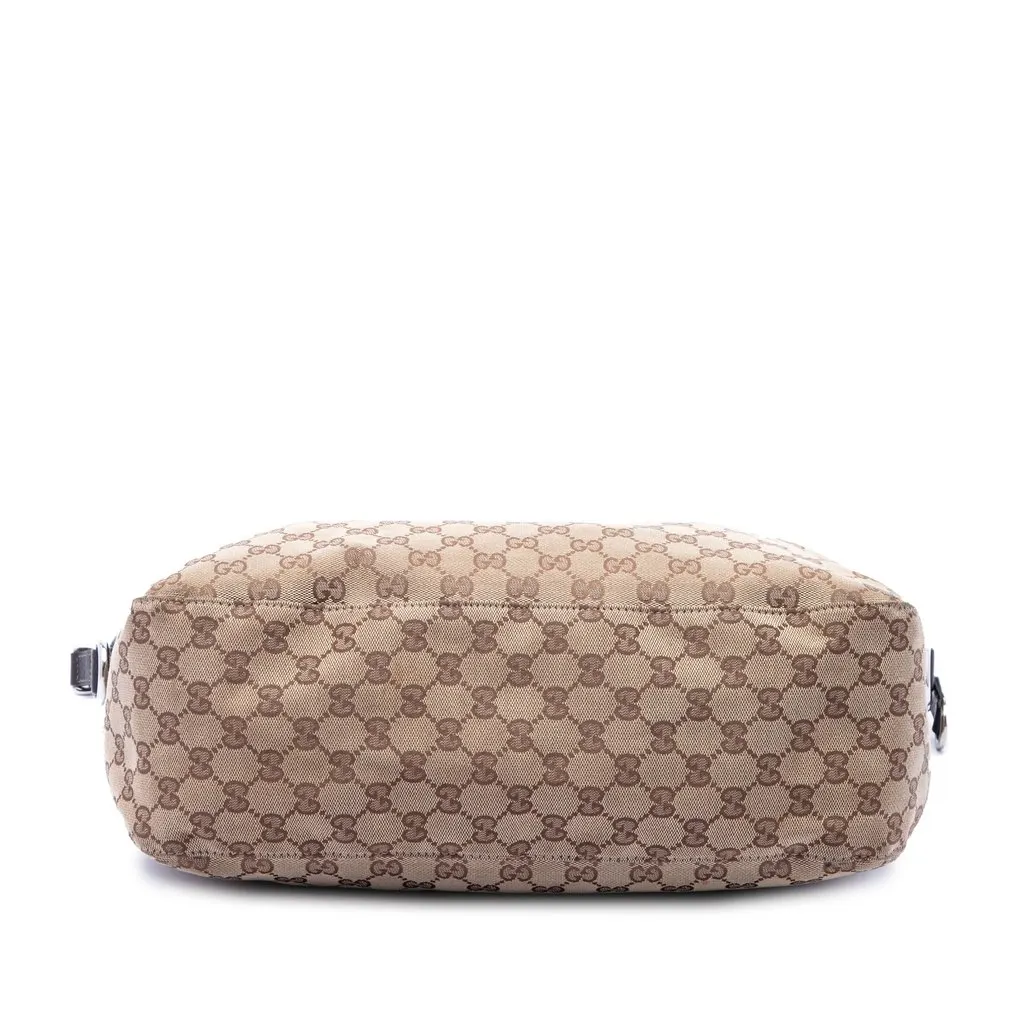 Gucci GG Canvas Icon Bit Satchel Beige Very good - Inside View