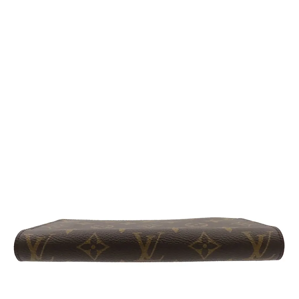 Louis Vuitton Monogram Zippy Long Wallet Brown Very good - Inside View