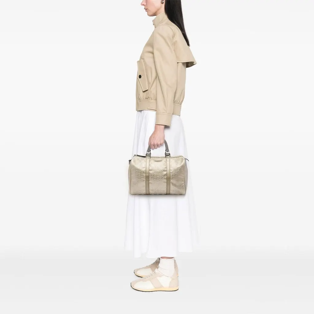 Gucci Medium GG Imprime Joy Boston Bag Gold Very good - Box View