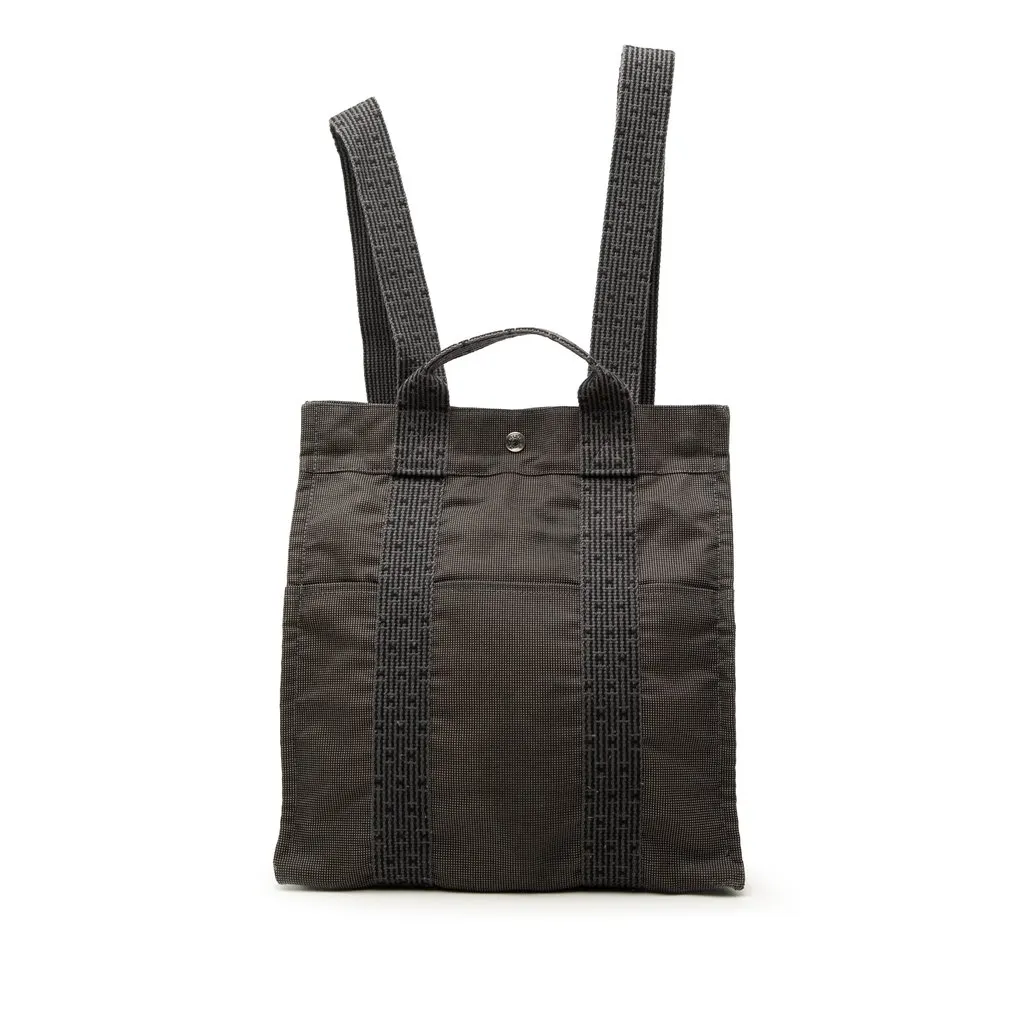 Hermès Canvas Herline Backpack MM MultiColor Very good - Front View