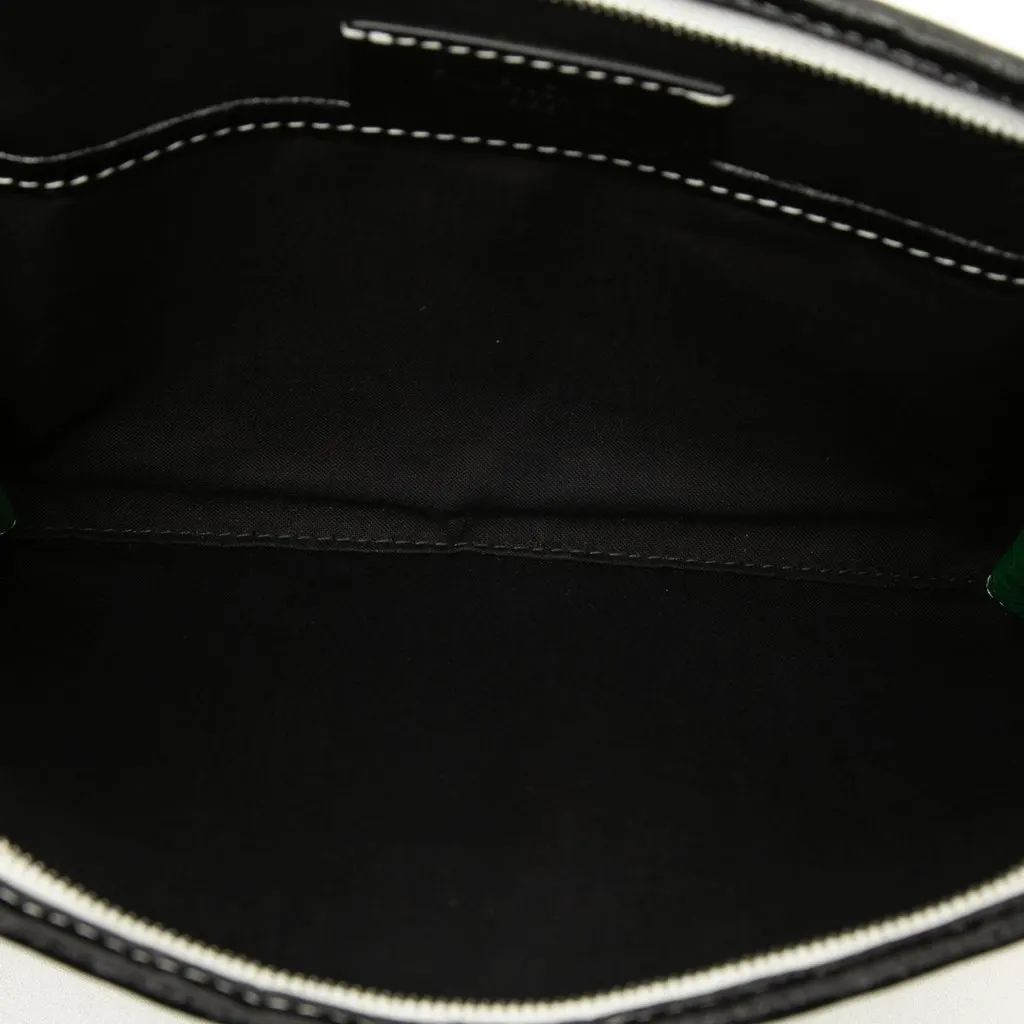 Balenciaga Lambskin Bazar Clutch Black Leather Very good - Model View