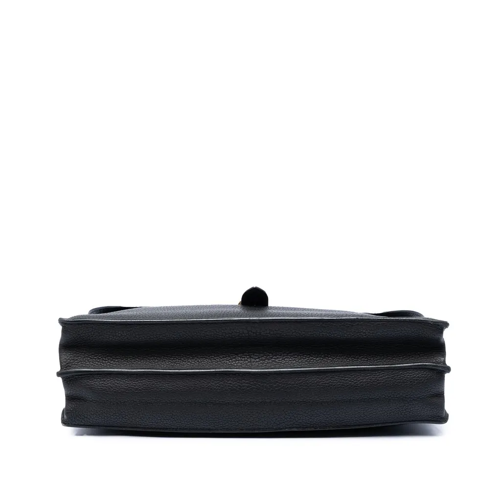 Hermès Togo Sac a Depeches 41 Black Leather Very good - Inside View
