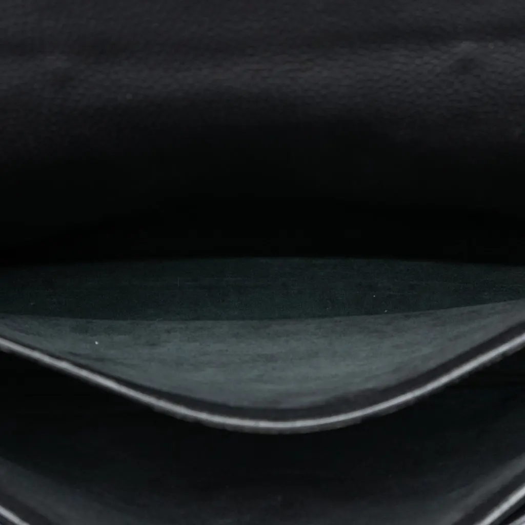 Hermès Togo Sac a Depeches 41 Black Leather Very good - Model View