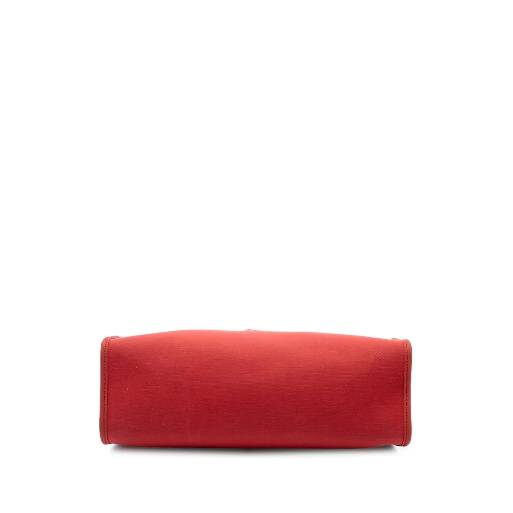 Hermès Toile Herbag Zip 31 Red Very good - Inside View