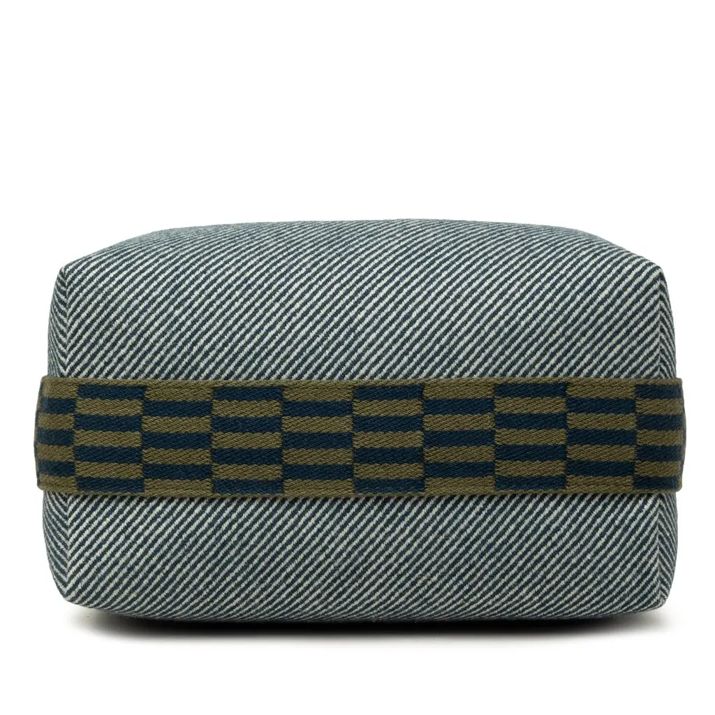 Hermès Small Wool Bride A Brac H Natte Case Blue Very good - Inside View