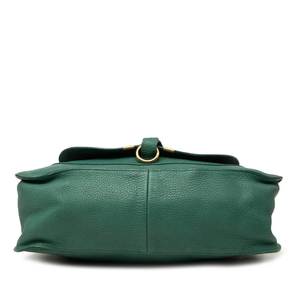Chloé Medium Leather Marcie Satchel Green Leather Very good - Inside View