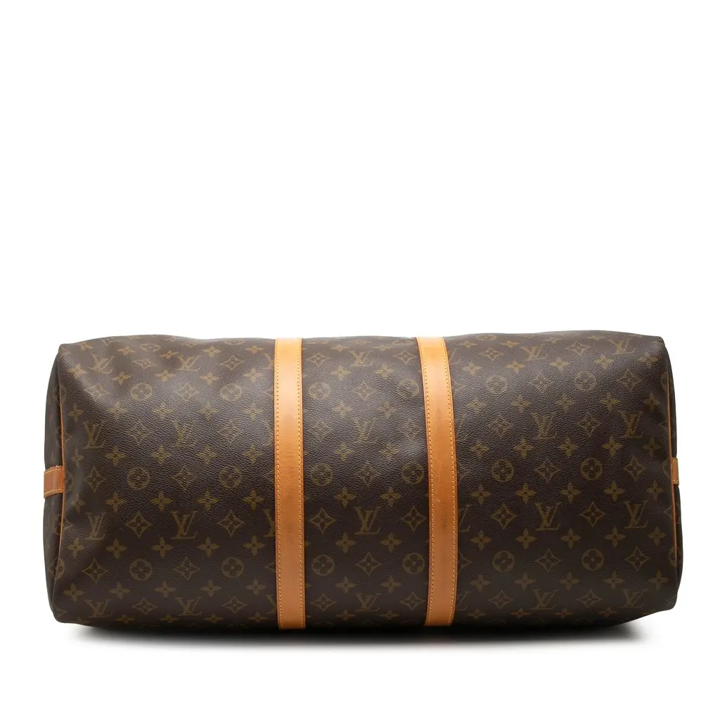 Louis Vuitton Monogram Keepall Bandouliere 55 Brown Very good - Inside View