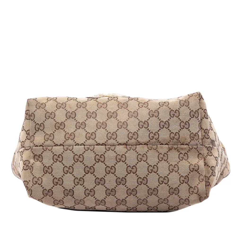 Gucci Small GG Canvas Brando Guccioli Holiday Chihuahua Tote Beige Very good - Inside View