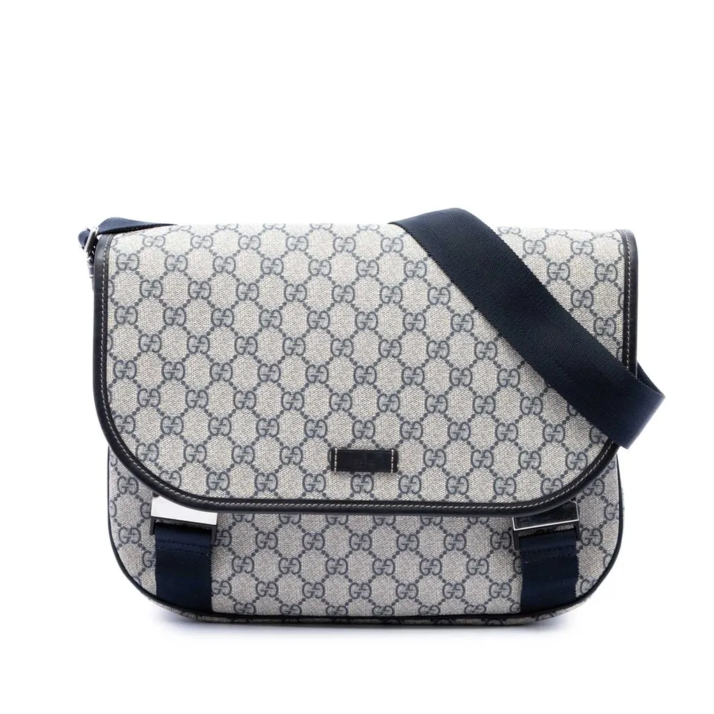Gucci GG Supreme Crossbody Beige Very good - Front View
