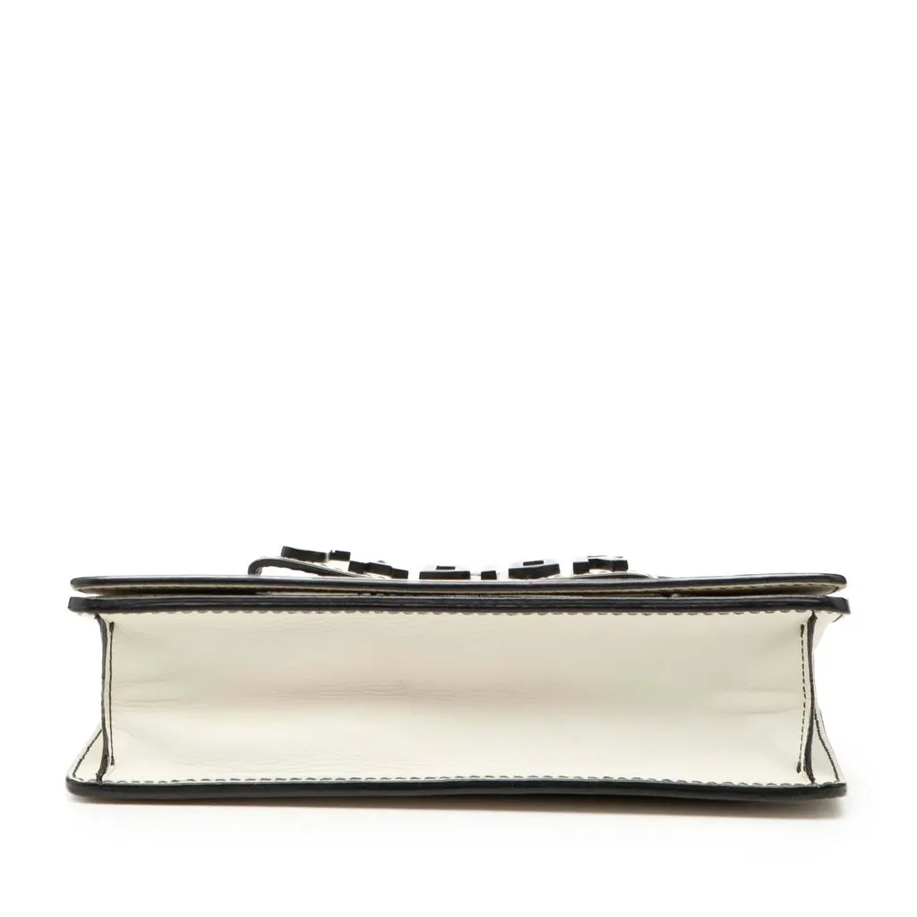 Dior Medium Calfskin JAdior Chain Flap White Leather Very good - Inside View