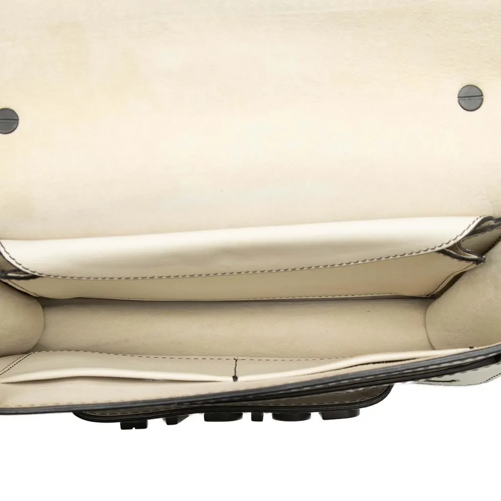 Dior Medium Calfskin JAdior Chain Flap White Leather Very good - Model View
