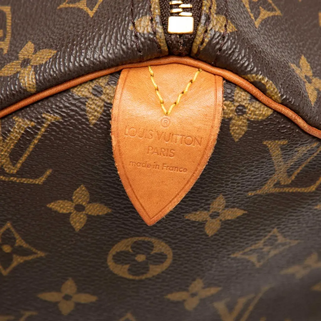 Louis Vuitton Monogram Speedy 30 Brown Canvas Good - Box View