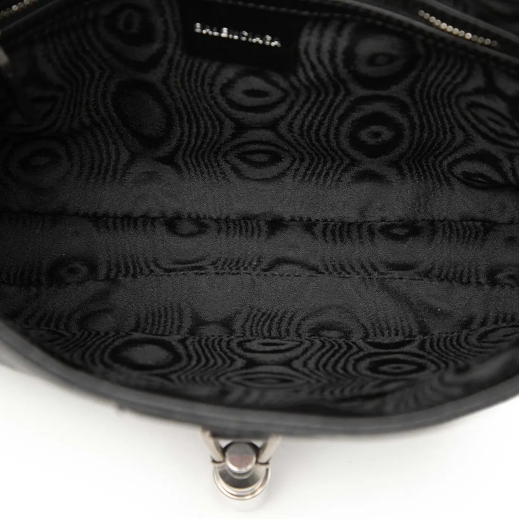 Balenciaga Gucci The Hacker Project Small BB Canvas Web Jackie 1961 Crossbody Black Canvas Very good - Model View