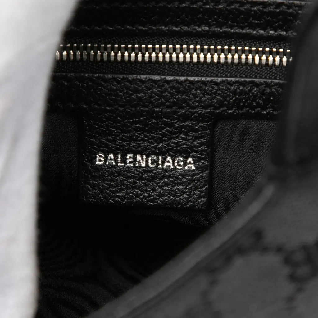 Balenciaga Gucci The Hacker Project Small BB Canvas Web Jackie 1961 Crossbody Black Canvas Very good - Box View