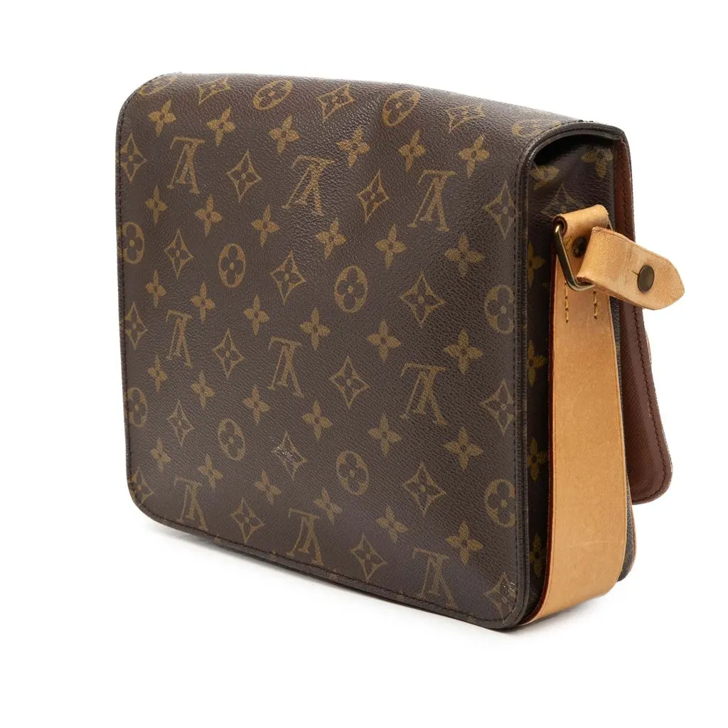 Louis Vuitton Monogram Cartouchiere GM Brown Good - Back View