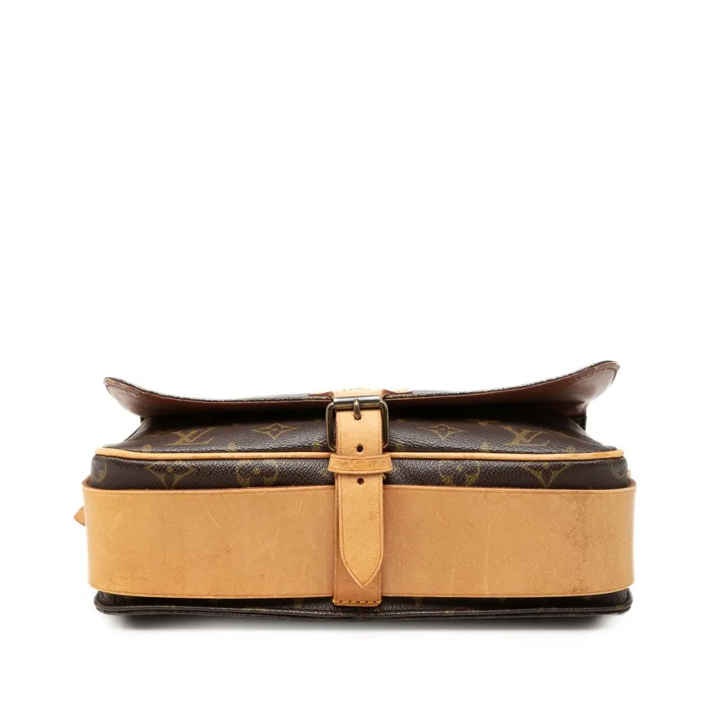 Louis Vuitton Monogram Cartouchiere GM Brown Good - Inside View
