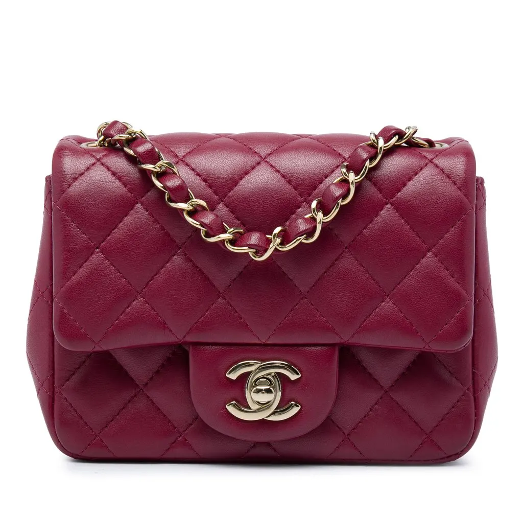Chanel Mini Square Classic Lambskin Single Flap