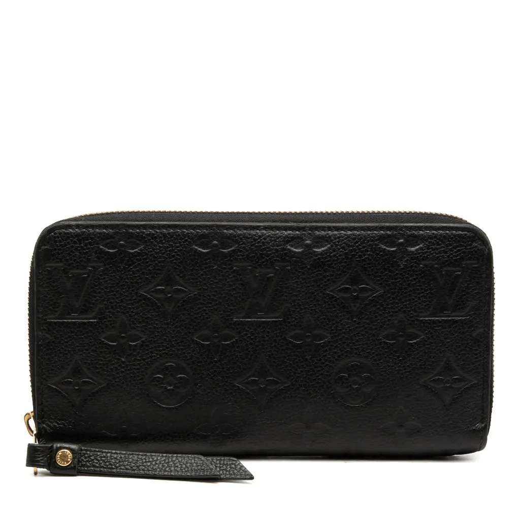Louis Vuitton Monogram Empreinte Zippy Long Wallet