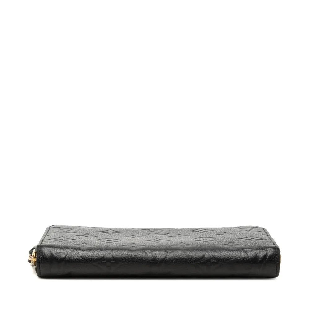 Louis Vuitton Monogram Empreinte Zippy Long Wallet Black Leather Very good - Inside View
