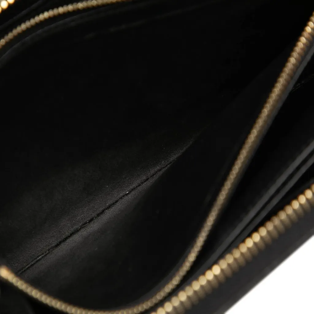 Louis Vuitton Monogram Empreinte Zippy Long Wallet Black Leather Very good - Box View