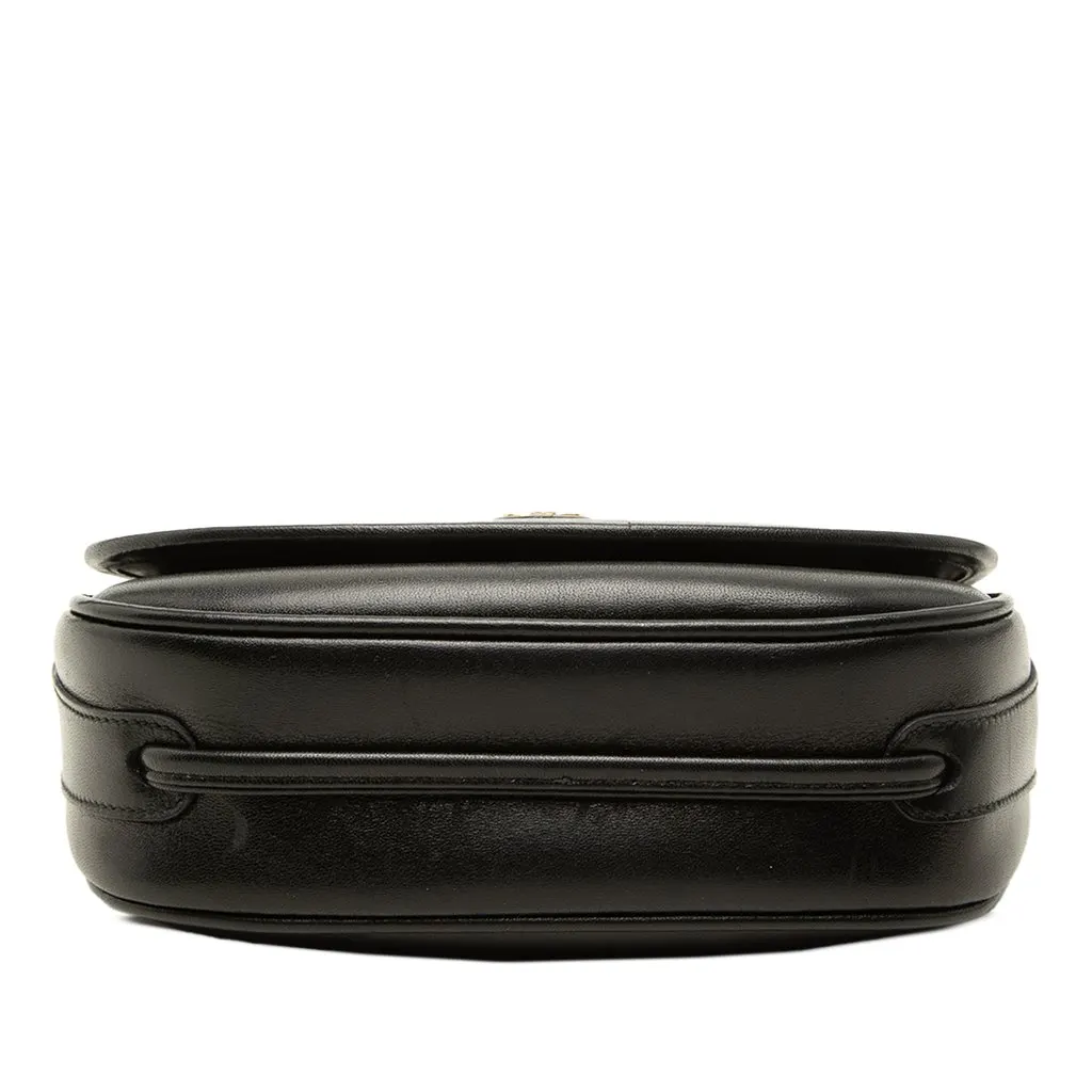 Celine Leather Macadam Flap Crossbody Black Leather Very good - Inside View