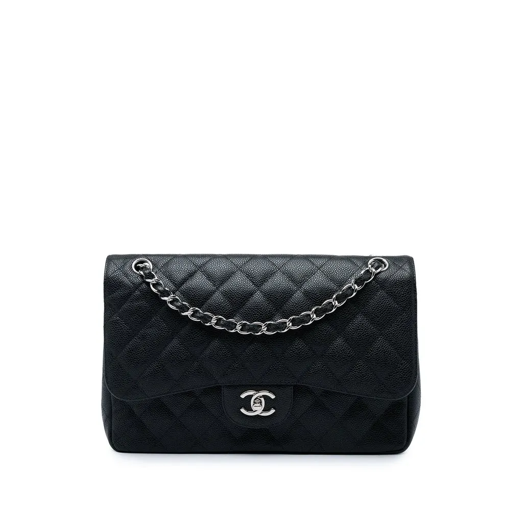 Chanel Jumbo Classic Caviar Double Flap