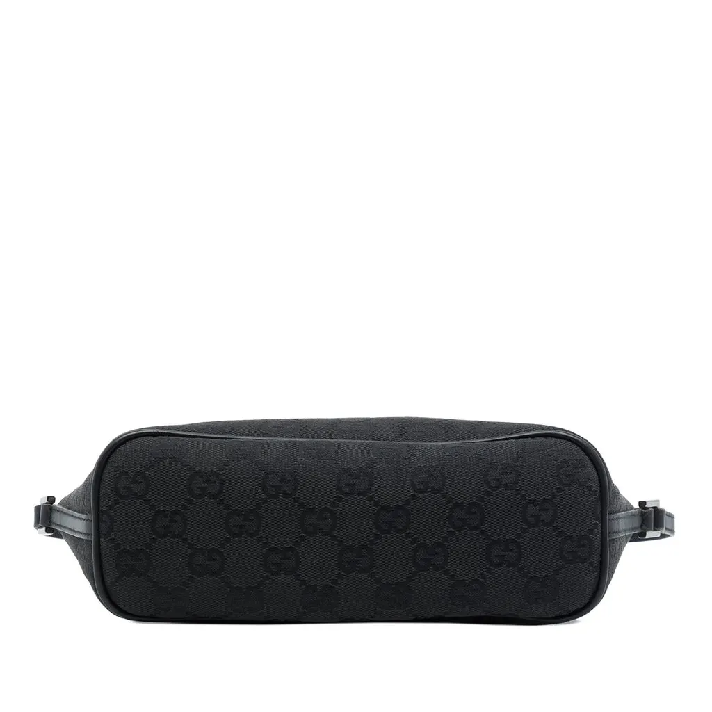 Gucci GG Canvas Boat Black Canvas Good - Inside View