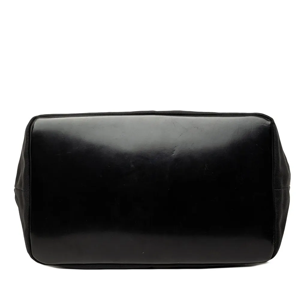 Gucci Nylon Bamboo Shoulder Bag Black Polyamide Good - Inside View