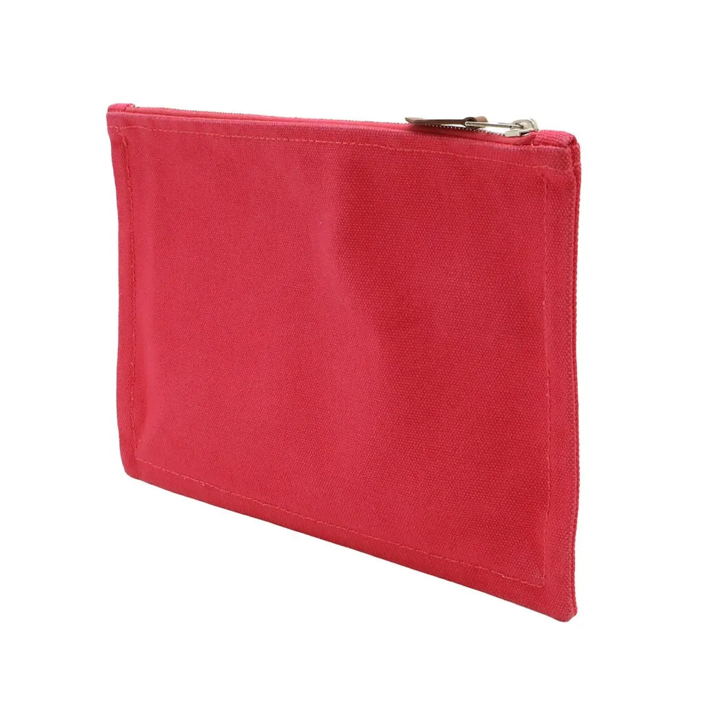 Hermès Toile Bain Yachting Flat Pouch PM Red Very good - Back View