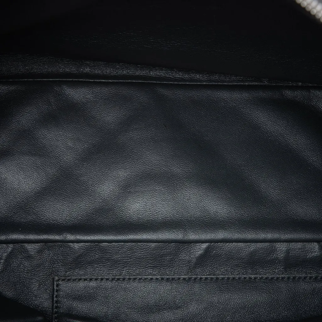 Chanel Large Quilted Aged Calfskin Reissue Camera Bag Black Leather Very good - Model View