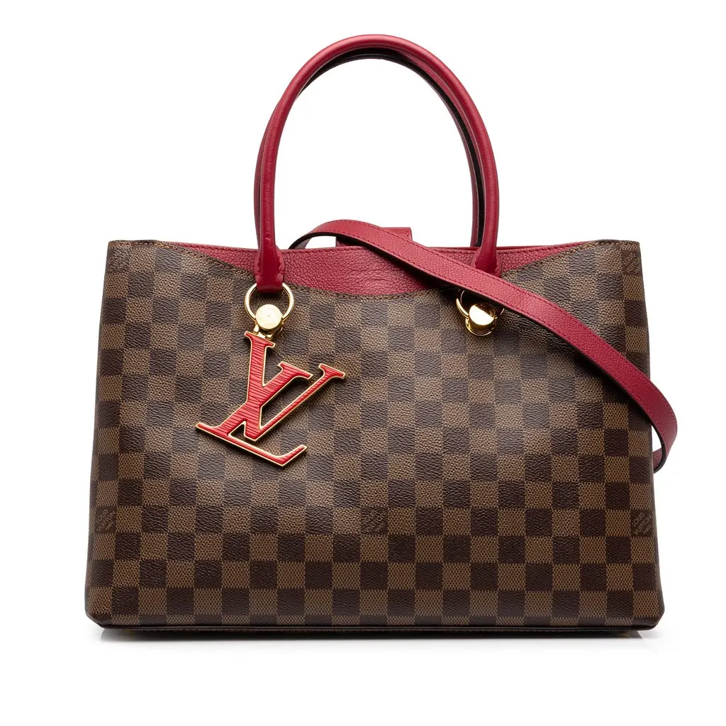 Louis Vuitton Damier Ebene Riverside Brown Very good - Front View