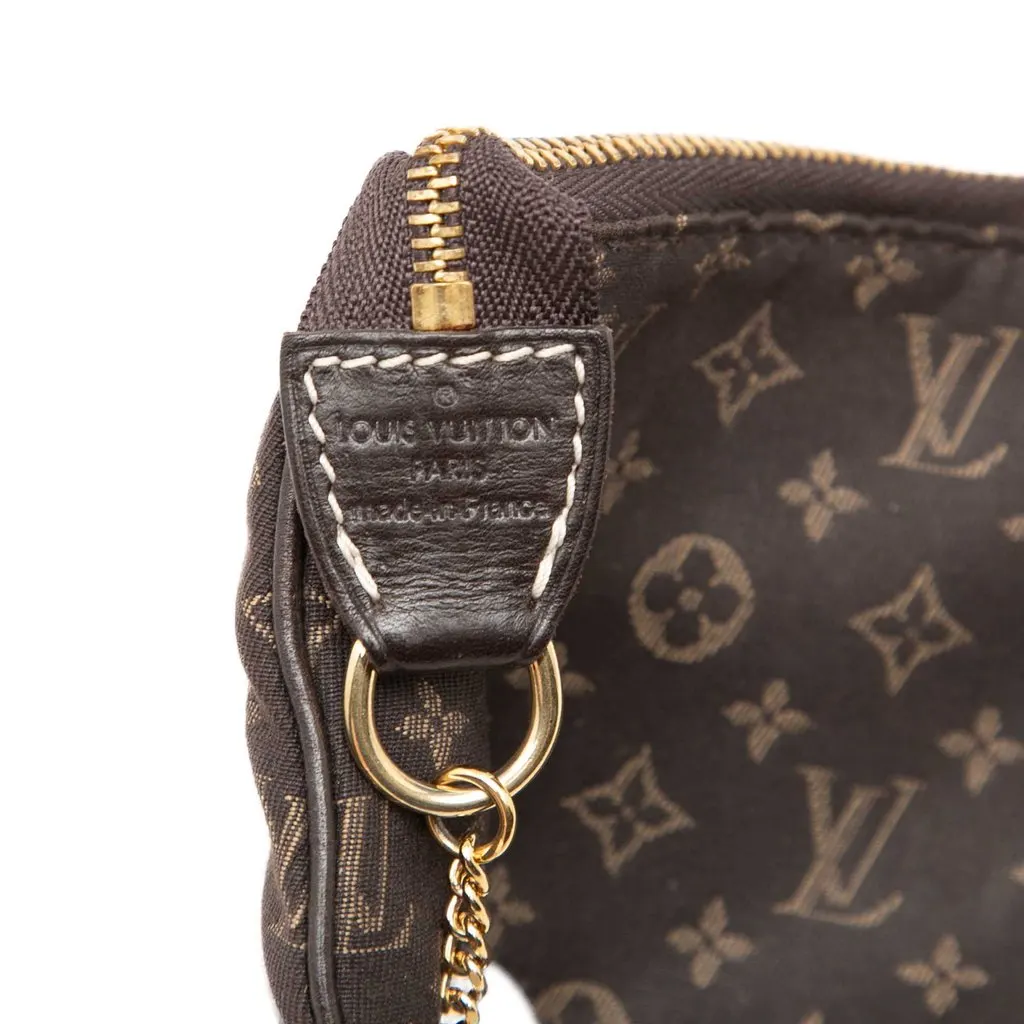 Louis Vuitton Monogram Mini Lin Mini Pochette Accessoires Brown Very good - Box View