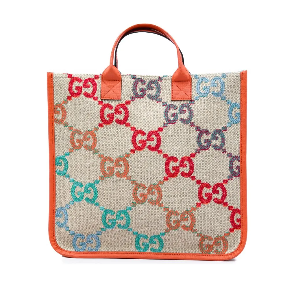 Gucci Childrens GG Canvas Tote Brown Canvas Very good - Front View