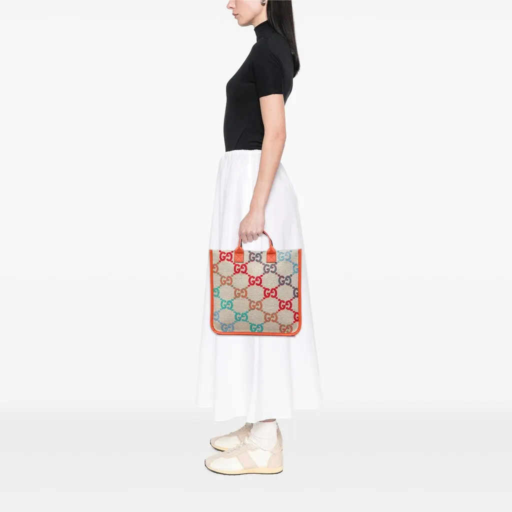 Gucci Childrens GG Canvas Tote Brown Canvas Very good - Box View