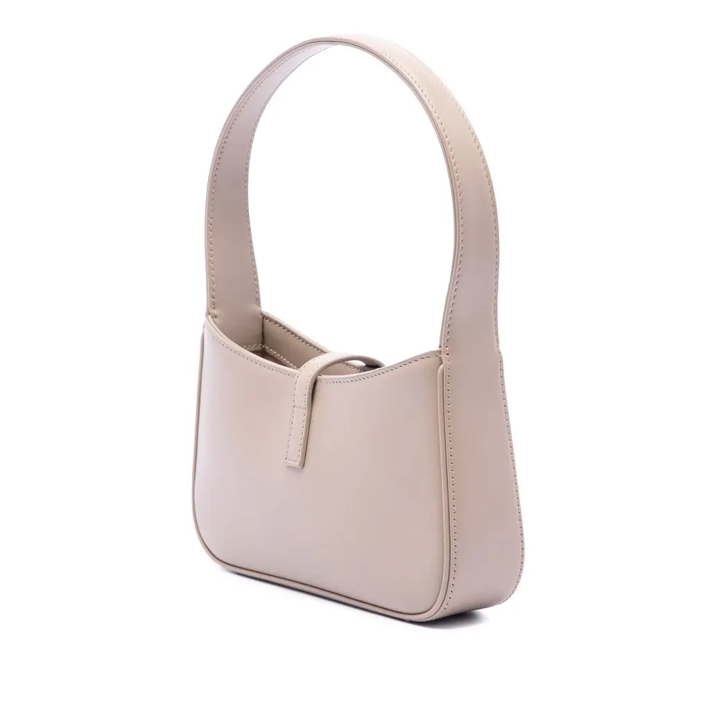 Saint Laurent Mini Smooth Calfskin Le 5 a 7 Brown Leather Very good - Back View