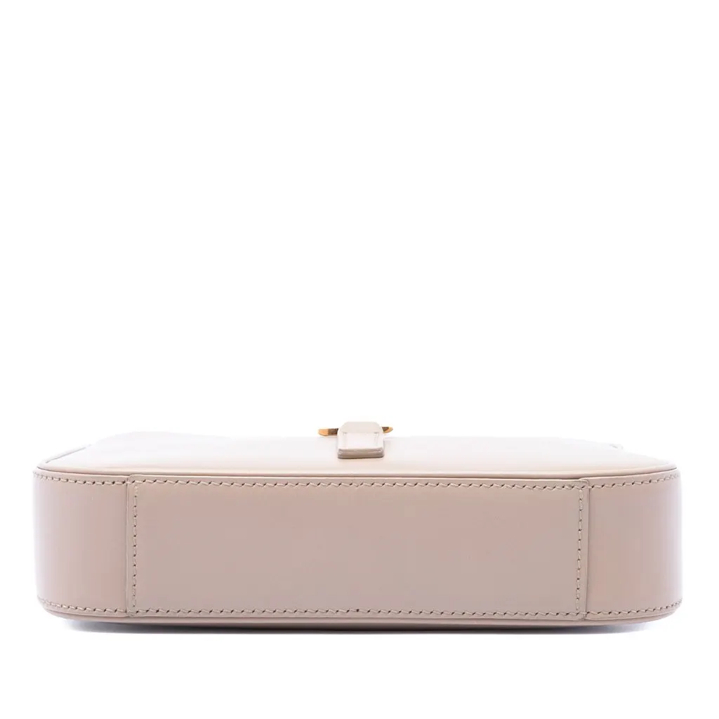 Saint Laurent Mini Smooth Calfskin Le 5 a 7 Brown Leather Very good - Inside View