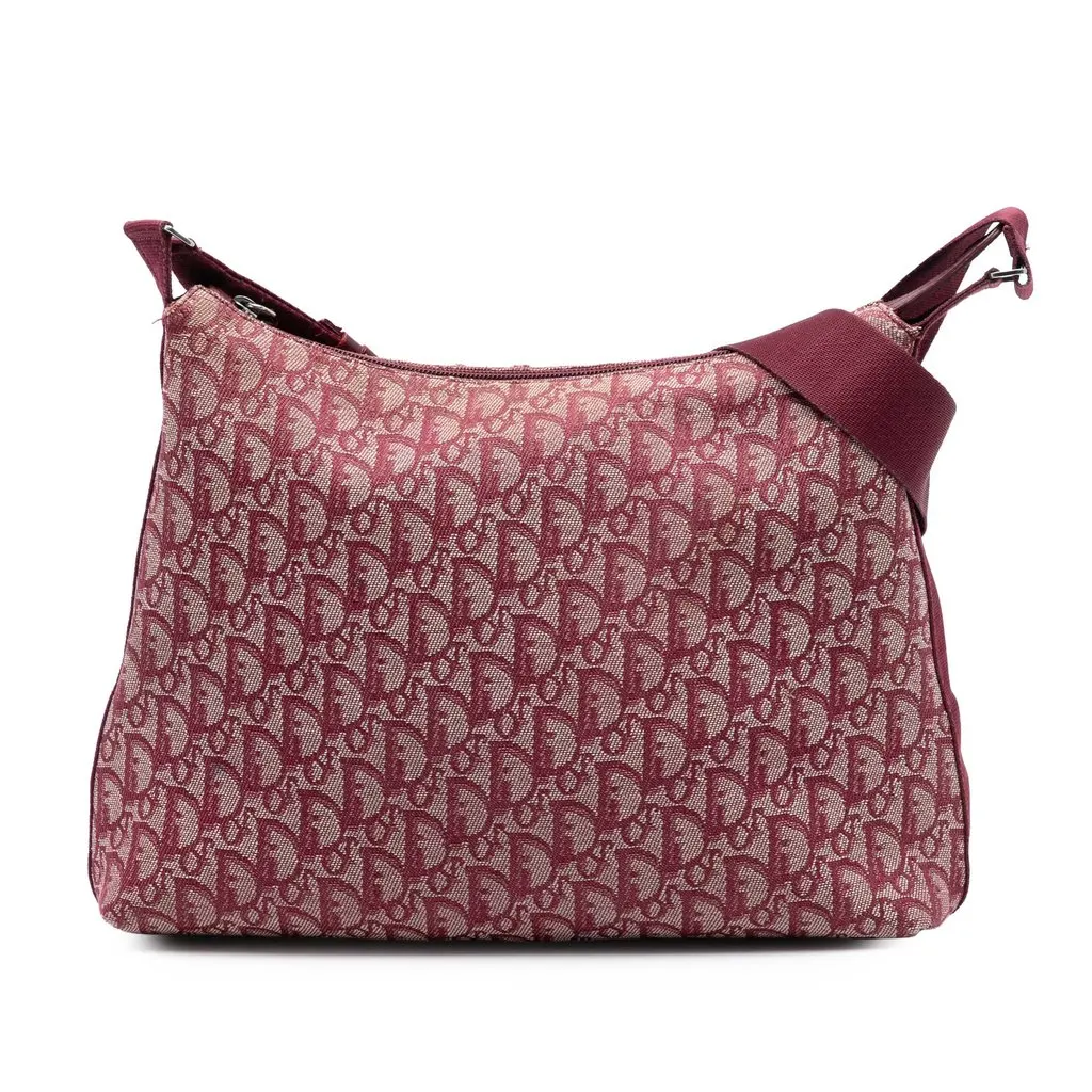 Dior Diorissimo Trotter Canvas Crossbody Red Very good - Front View