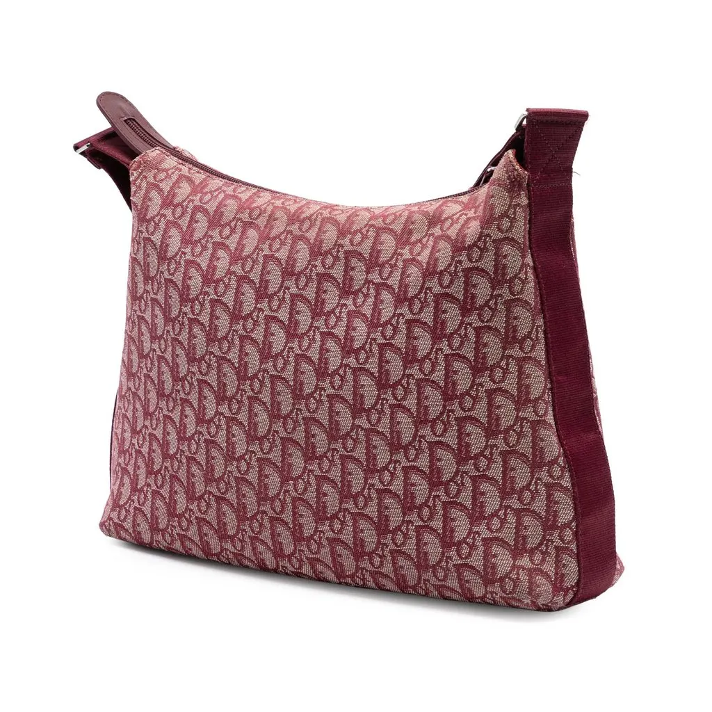 Dior Diorissimo Trotter Canvas Crossbody Red Very good - Back View
