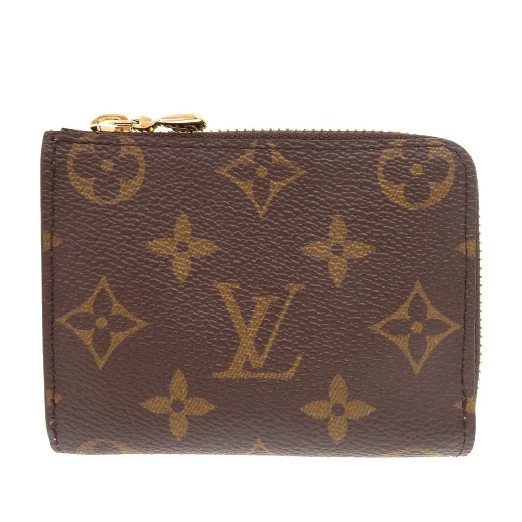 Louis Vuitton Monogram Noa Compact Wallet Brown Very good - Front View