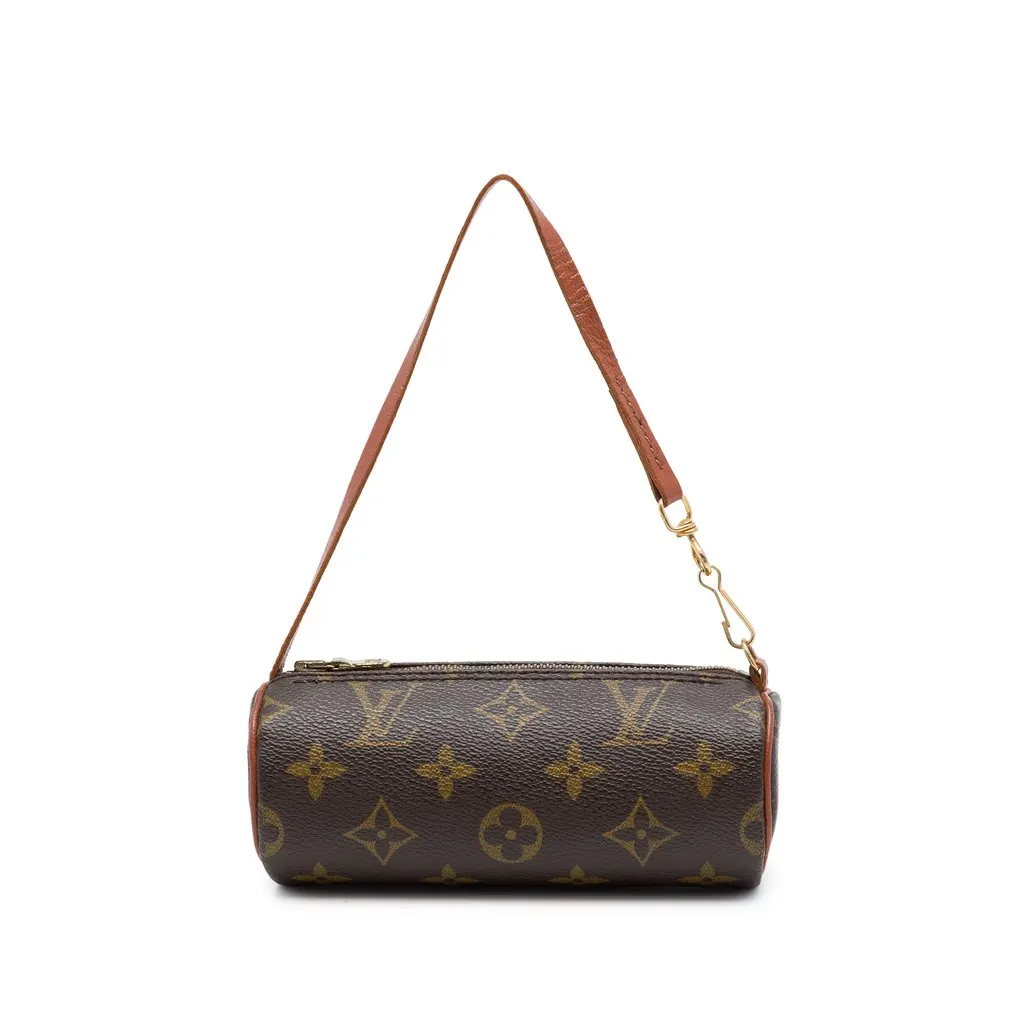 Louis Vuitton Monogram Papillon Pochette Brown Very good - Front View