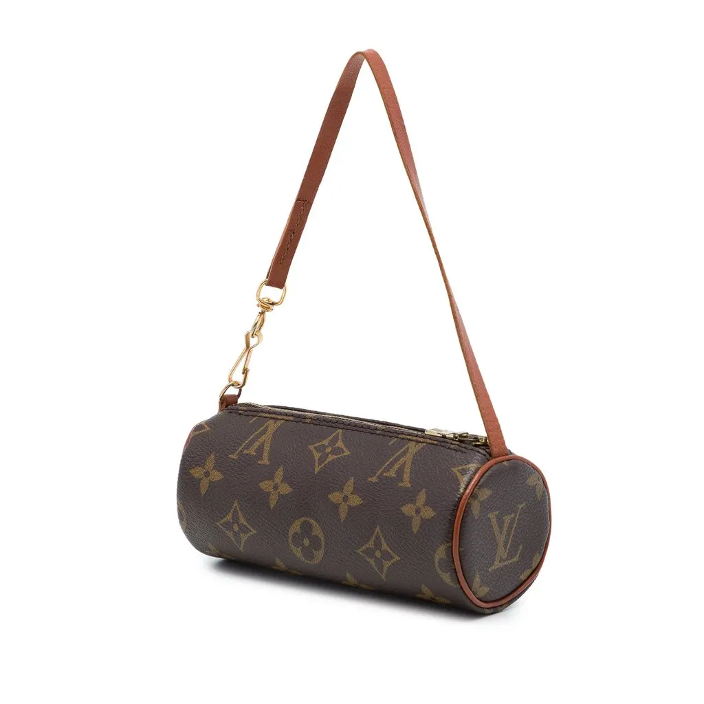 Louis Vuitton Monogram Papillon Pochette Brown Very good - Back View