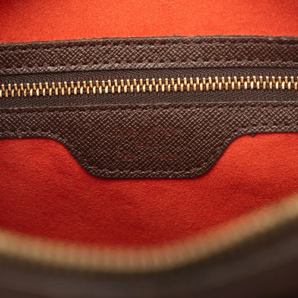 Louis Vuitton Damier Ebene Triana Brown Canvas Good - Box View