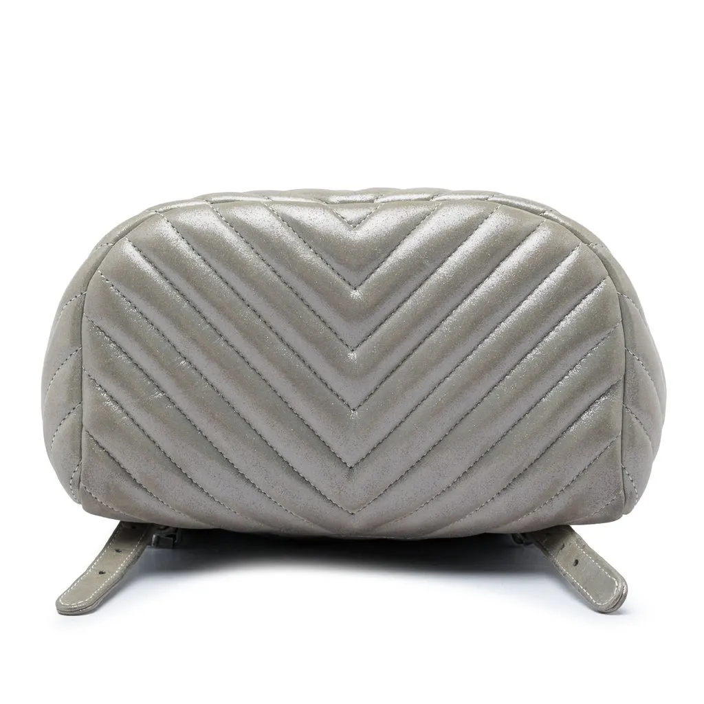 Chanel Small Chevron Iridescent Calfskin Urban Spirit Backpack MultiColor Leather Very good - Inside View