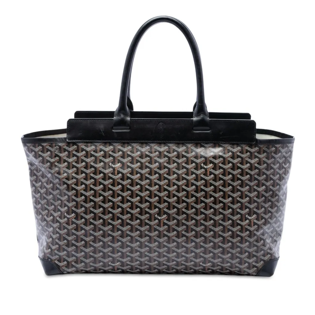 Goyard Goyardine Bellechasse MM Black Very good - Front View