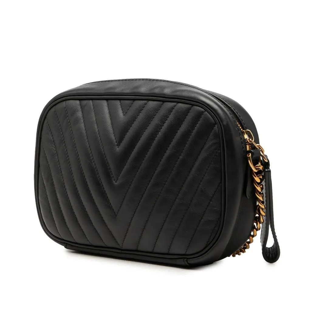 Louis Vuitton New Wave Camera Bag Black Leather Very good - Back View