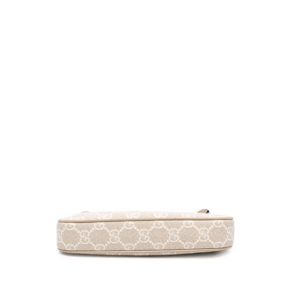 Gucci Mini GG Supreme Ophidia Shoulder Bag Beige Canvas Very good - Inside View