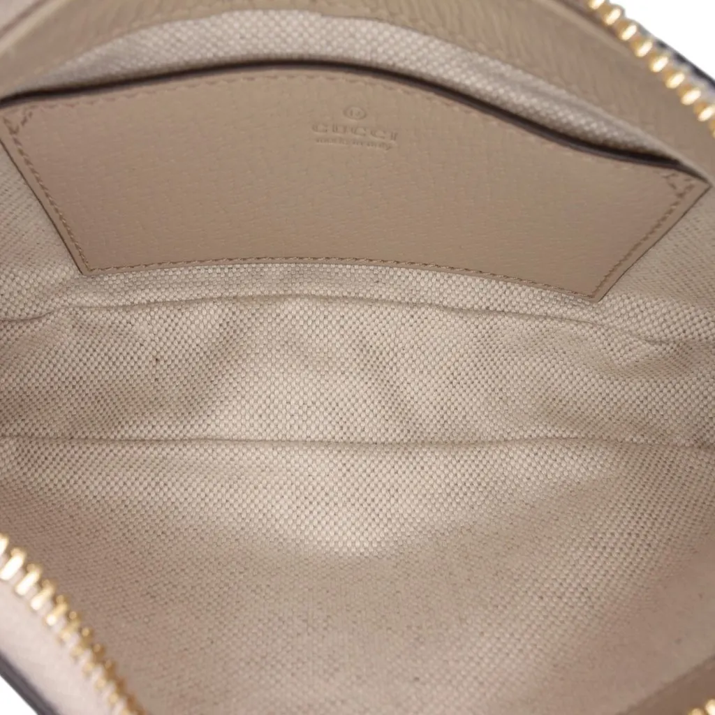 Gucci Mini GG Supreme Ophidia Shoulder Bag Beige Canvas Very good - Model View