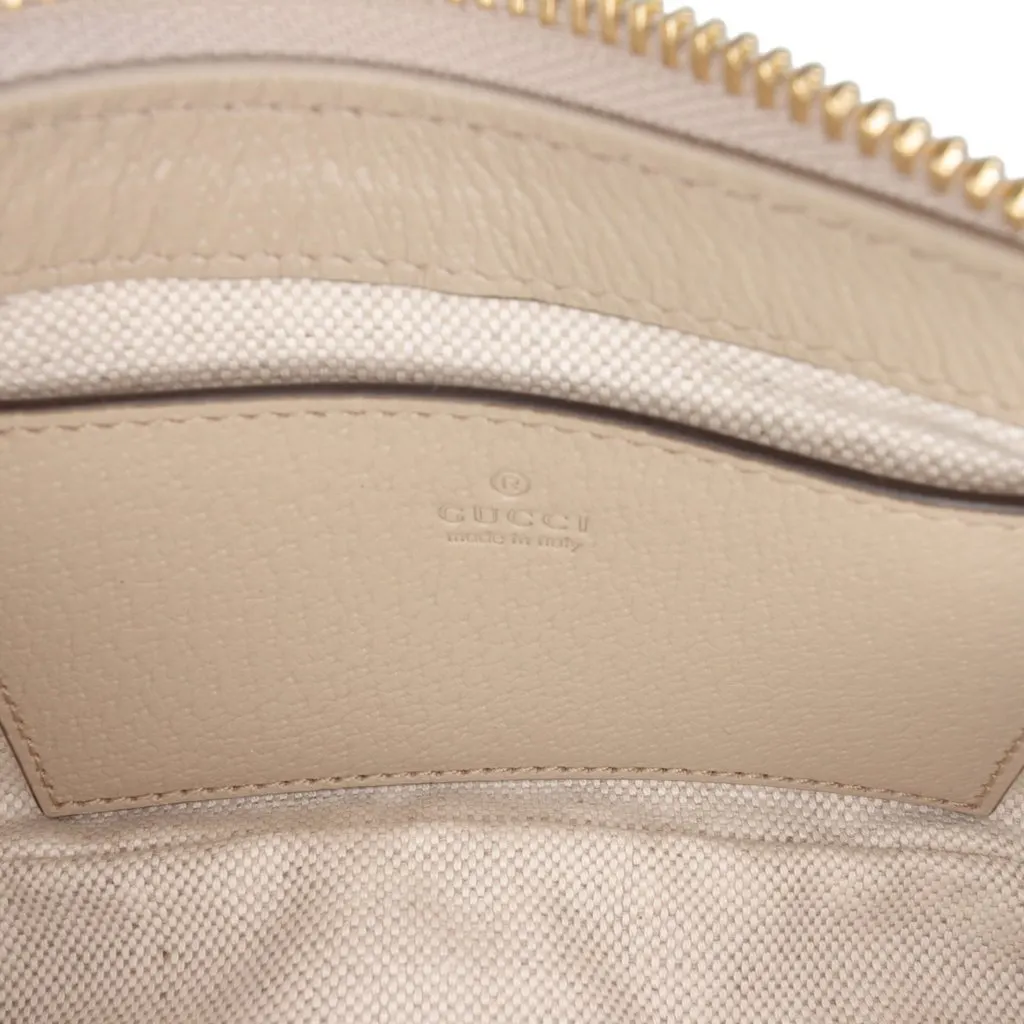 Gucci Mini GG Supreme Ophidia Shoulder Bag Beige Canvas Very good - Box View